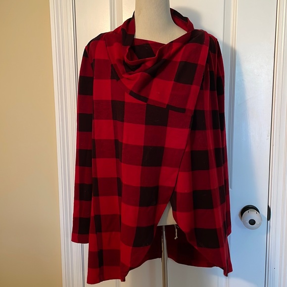 The Limited Sweaters - Buffalo Plaid Cardigan